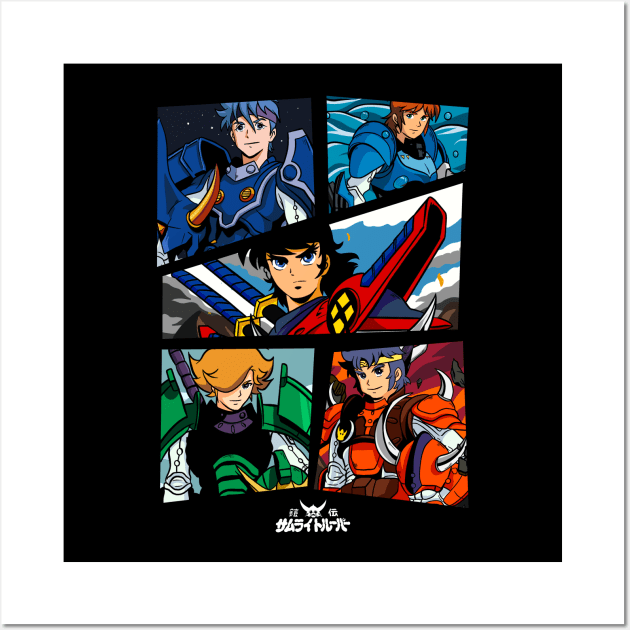 Ronin Warriors F/B Wall Art by Jones Factory